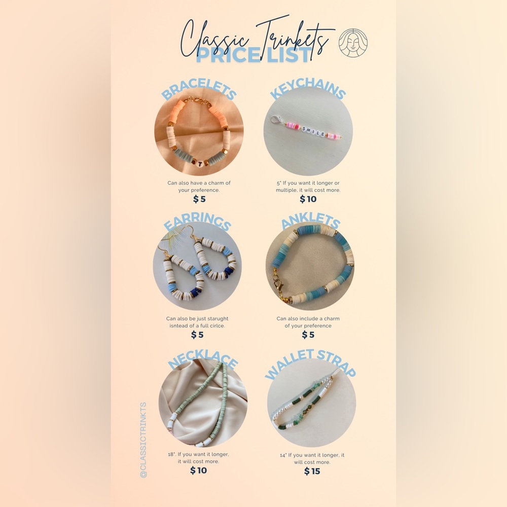 Clay Bead Trinkets